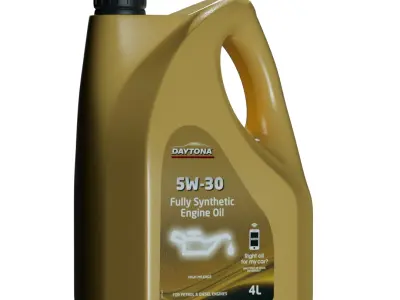 Oil Bottle Product Modelling 3D model