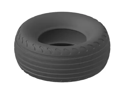 Plastic Automotive Truck Tyre Toy 3D model