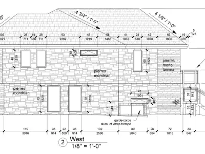 3D MODERN COTTAGE HOUSE MODEL  Low-poly 3D model