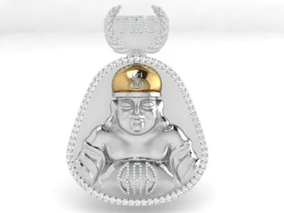 Boy Pendant 3838 3D print model