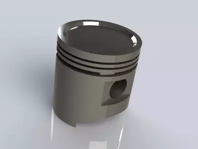 Engine piston 3D print model