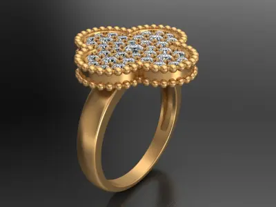 VC Alhambra Magic Ring 3D Printable Brand 3D print model