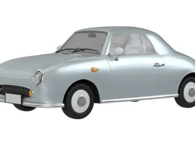 NISSAN FIGARO CAR 3D model