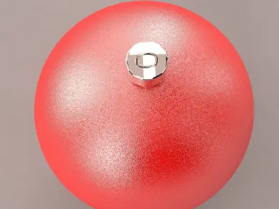 christmas ball 3D model 4