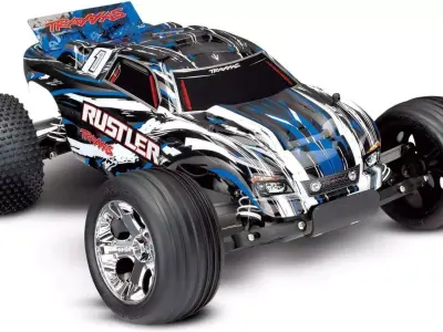 Traxxas 1 10 Scale Rustler 2WD Stadium Truck Chassis 3D model
