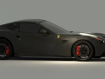 ferrari california sports car 3D model