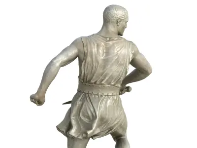 Statue 06 Low-poly 3D model
