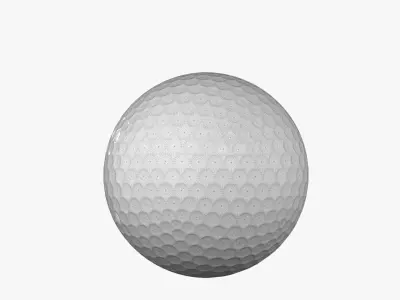 Golf Ball Mockup 3D model