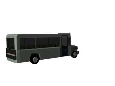 Philippine Jeepney  NO Interior Low-poly 3D model