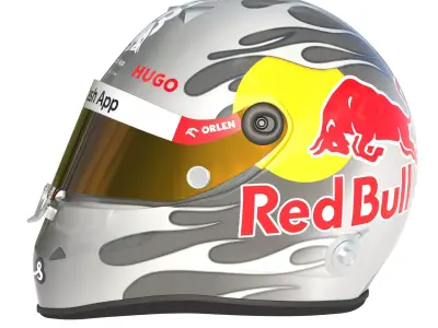 F1 Daniel Riccardo Helmet 2024 3D model