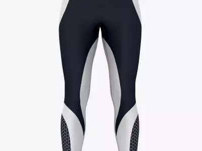 Women Tight Leggings Low-poly 3D model