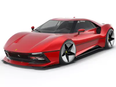 Ferrari 395 GTO concept  3D model