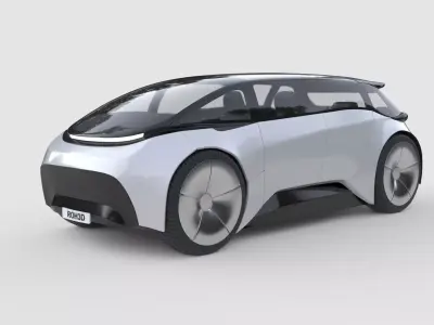 Futuristic Urban Minivan 3D model