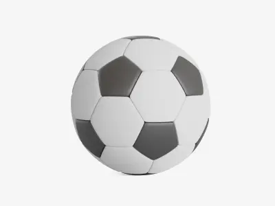 Soccer Ball 2K Resolution Low-poly 3D model