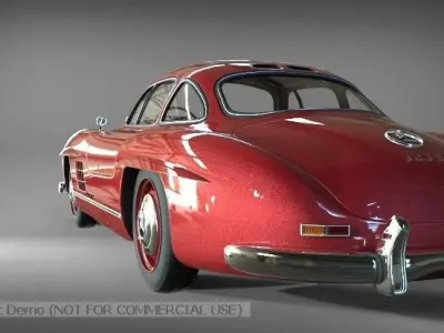 Mercedes 300sl 3D model