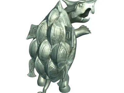 Gang Indoor - Feng Shui Array - Basalt Stone 3D model