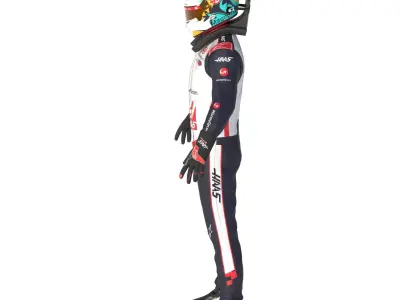 F1 Haas Suits  2024 3D model