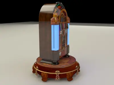 Jukebox vintage 3D model