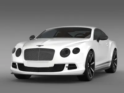 Bentley Continental GT Mulliner Styling 2011  3D model