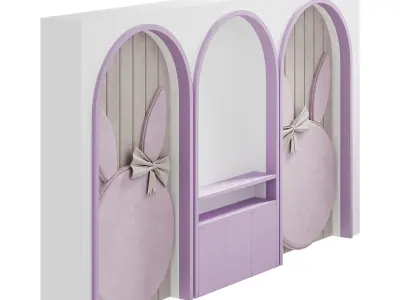 Kids wall panell 13 3D model