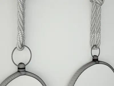 Nautical Wall Mirrors 3D model
