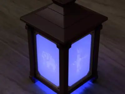 Custom Shoji Lamp 3D print model