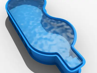 AType swimming pool 3D model