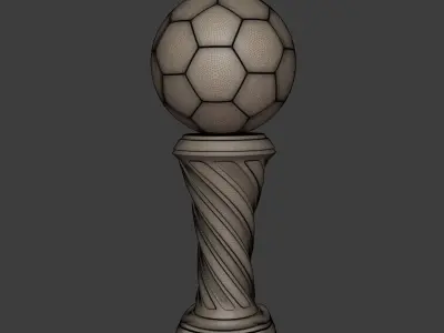 Football - Soccer Trophy - Cup 3D print model