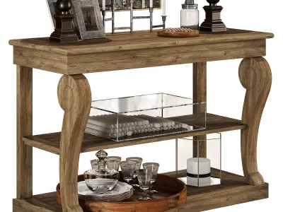 Flamant decorative set 003 3D model