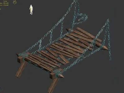 Game Underground Palace Entrance - Iron Bridge 3D model