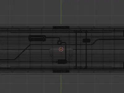 H0 1-87 scale Hbis 298 freight car  3D print model