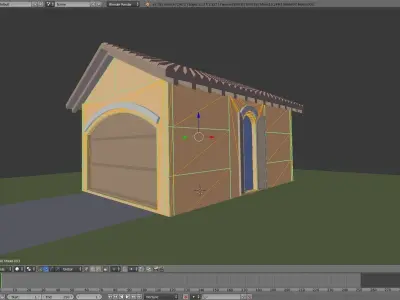 SHC Spanish Modern Garage 1 Free low-poly 3D model