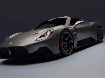 Maserati MC20 Low-poly 3D model