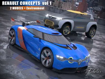 Renault concept vol 1 3D model
