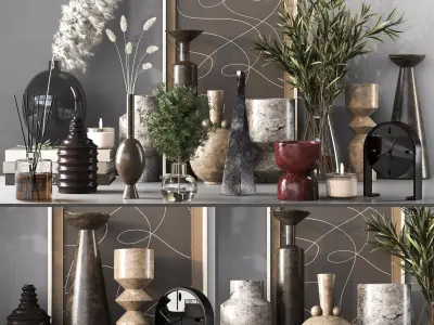 Decorative set 010 3D model