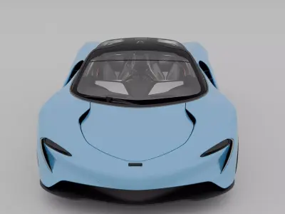McLaren Speedtail 3D model by Flostudio