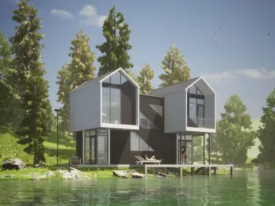 033Smallhouse2f65m2 3D model