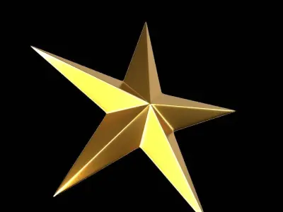 Christmas Star 3D Model 3D model