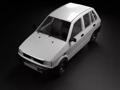 Maruti Car 800 eight hundred 3D model Free 3D model