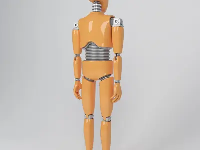Crash test dummy 3D model