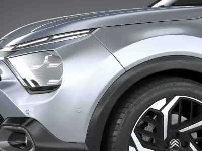 Citroen C4 2021 3D model purchase