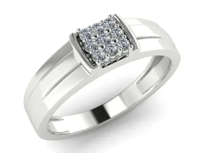 light weight  gold diamond rings-C111116SKCH2025985-wt-5-10 3D print model