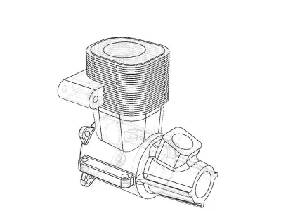 Motor 3D print model
