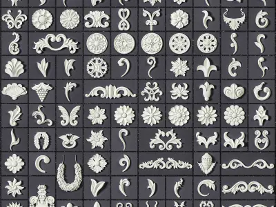 160 ARCHITECTURAL KITBASH - VOL 03 3D model