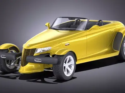 Plymouth Prowler stock 1997-2002 VRAY 3D model