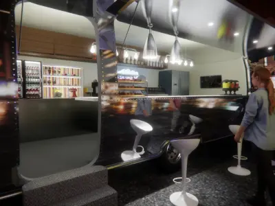 Ice cream truck 3D model