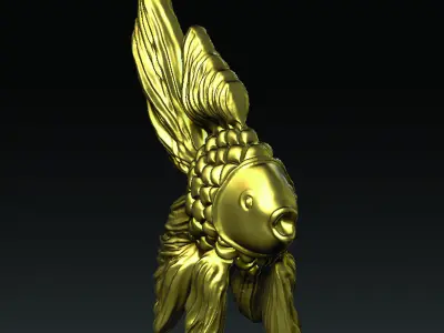 FISH ZBRUSH 3D print model