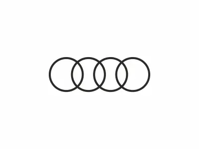 audi logo Free 3D model