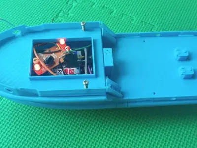 Tugboat miniature for RC 3D print model