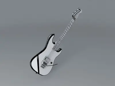 Charvel USA Warren DeMartini Bomber Graphic guitar Free 3D model